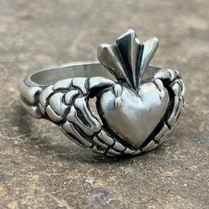 Til Death Sterling Claddagh Ring